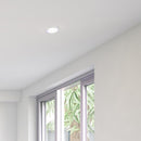 Halo Matte White 6 in. W Plastic LED Canless Recessed Downlight 8.5 W