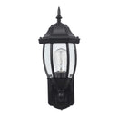 Globe Electric Ashford Matte Black Motion-Sensing LED Wall Lantern