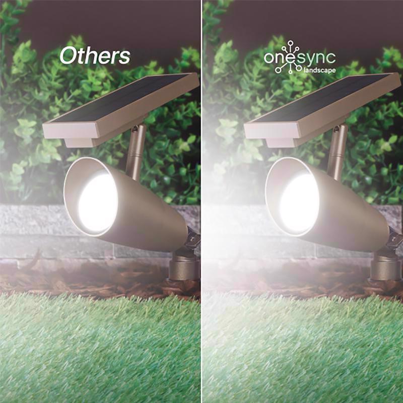 Feit OneSync Bronze Solar Powered/Remote 100 W LED Spotlight 1 pk