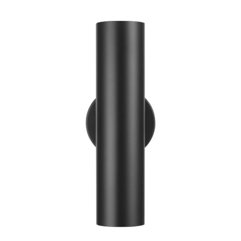 WALL LANTERN LED BLK 6"