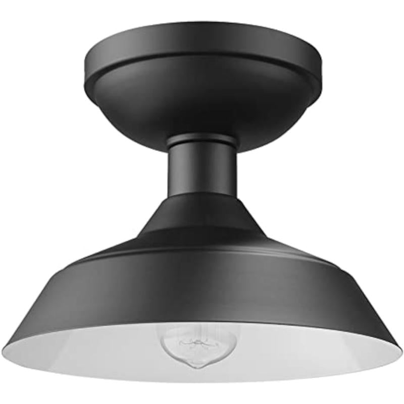 CEILING LIGHT BLACK 8.5"