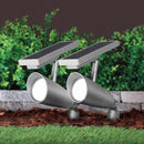 Feit Smart Home Dusk to Dawn Solar Powered LED Nickel Smart-Enabled Spotlight
