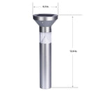 Feit OneSync Brushed Nickel Solar Powered 40 W LED Bollard Light 1 pk