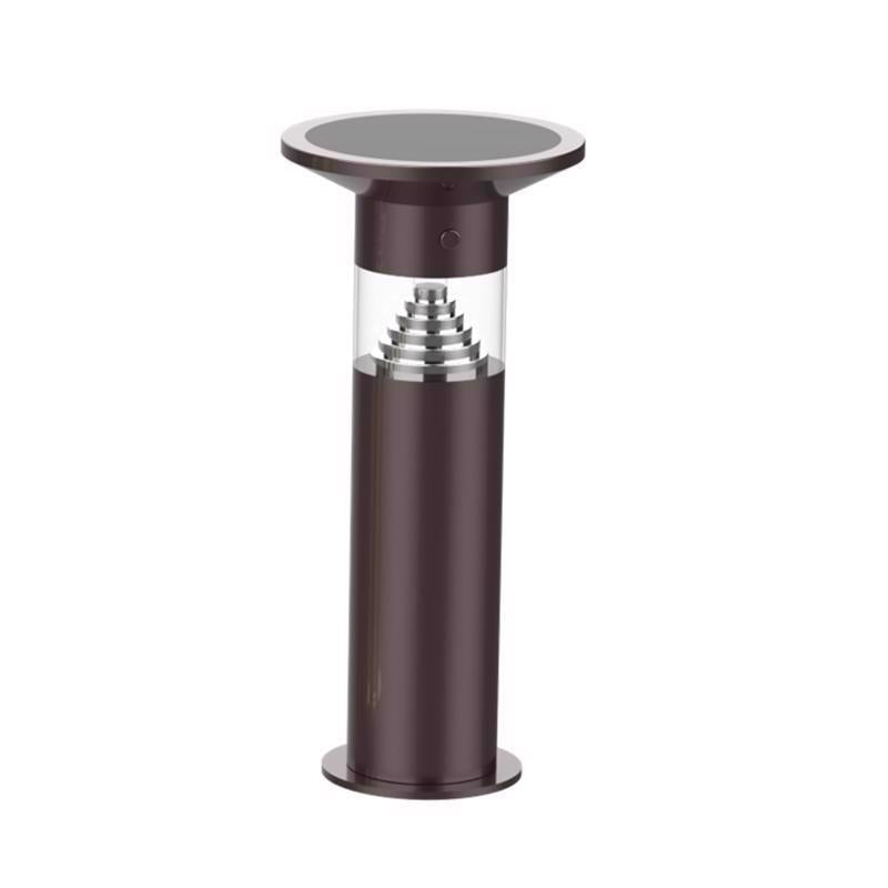 Feit OneSync Oil Rubbed Bronze Bronze Solar Powered 40 W LED Bollard Light 1 pk