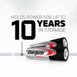 Energizer Max Premium AA Alkaline Batteries 4 pk Carded