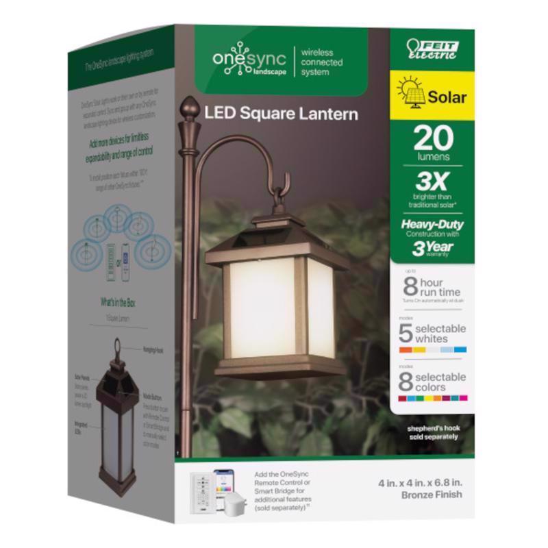 HANGING LANTERN SQUR 4"