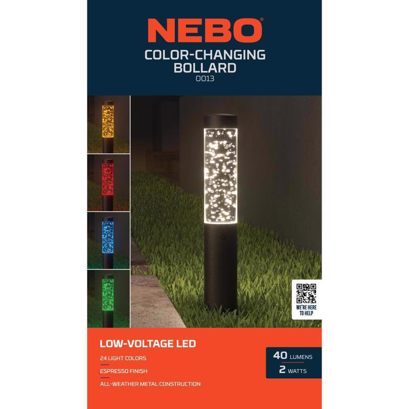 NEBO Low Voltage 2 W LED Bollard Light 1 pk