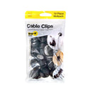 CABLE CLIP SILICONE BLK