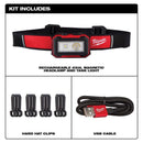 Milwaukee 450 lm Black/Red LED Tactical Headlamp