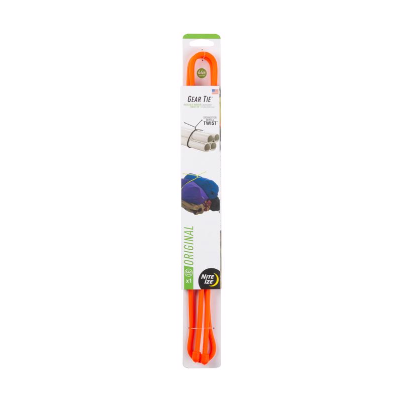 TWIST TIES ORANGE 64"