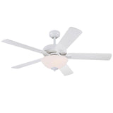 CELNG FAN WHITE/LT MPLE