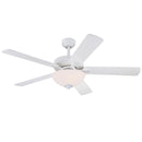 CELNG FAN WHITE/LT MPLE