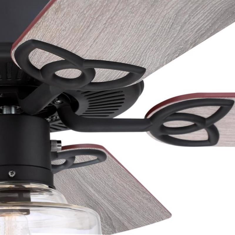 Westinghouse Scholar 52 in. Matte Black LED Indoor Ceiling Fan