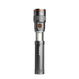 NEBO Franklin Slide 500 lm Storm Gray LED Work Light Flashlight 18650 Battery