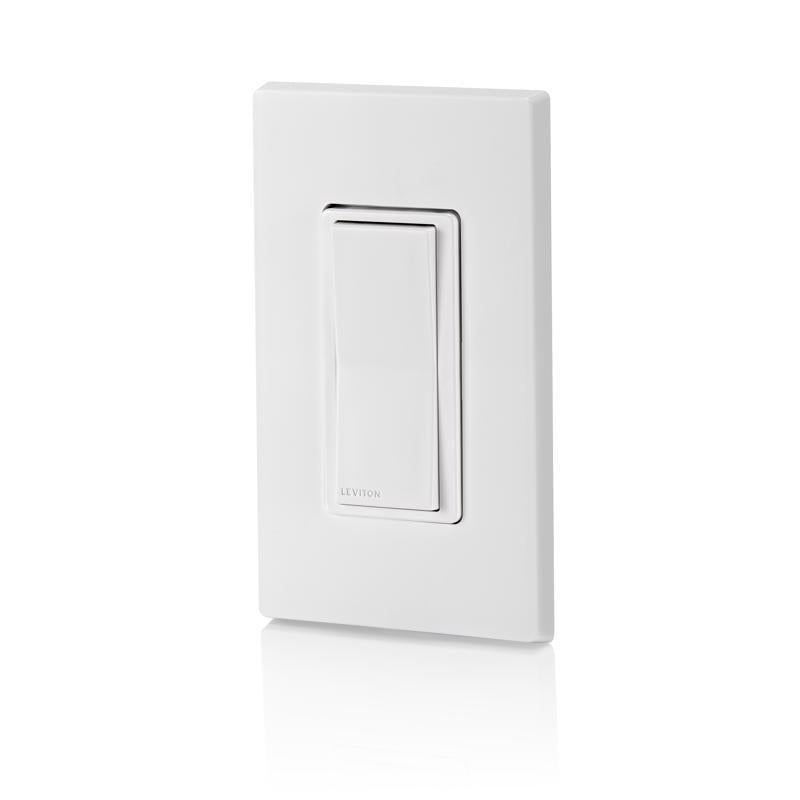 Leviton Decora WiFi Smart Smart-Enabled Light Switch White 1 pk