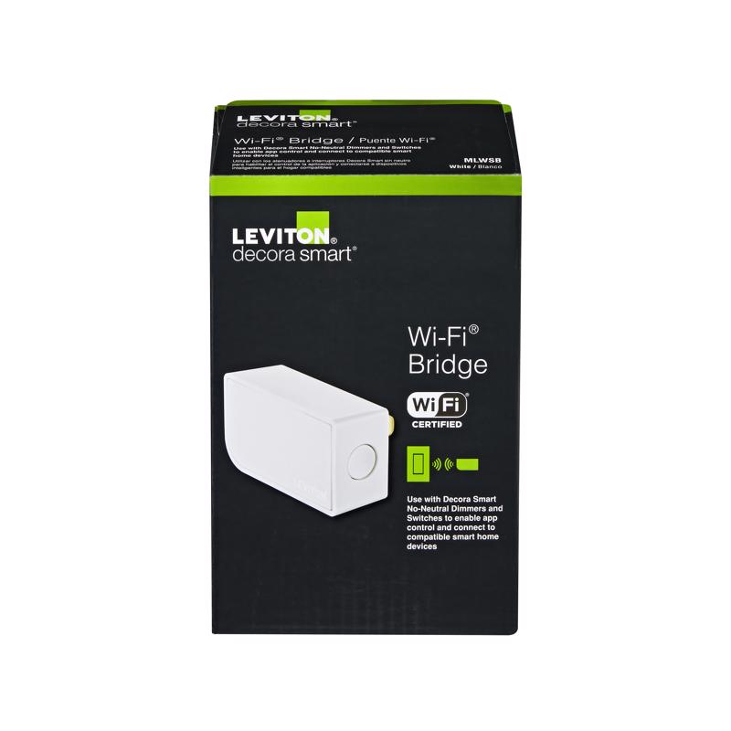 Leviton Decora WiFi Smart Smart-Enabled Bridge White 1 pk