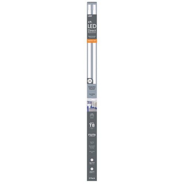 LED LINEAR LAMP 48" 2PK