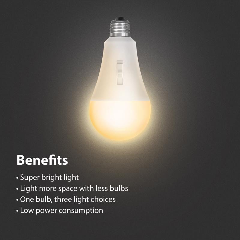 Feit LED Intellibulb A23 E26 (Medium) LED Bulb Tunable White/Color Changing 300 Watt Equivalence 1 p