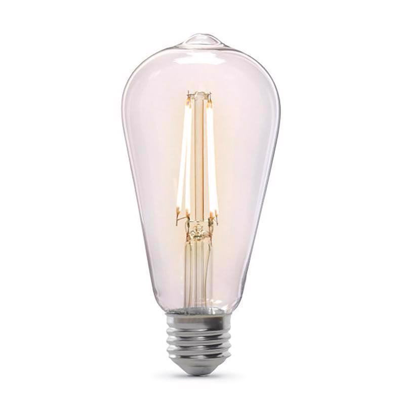 Feit LED Intellibulb ST19 E26 (Medium) LED Motion Activated Bulb Soft White 60 Watt Equivalence 1 pk