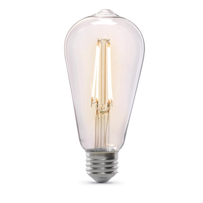 Feit ST19 E26 (Medium) LED Motion Activated Bulb Daylight 60 Watt Equivalence 1 pk