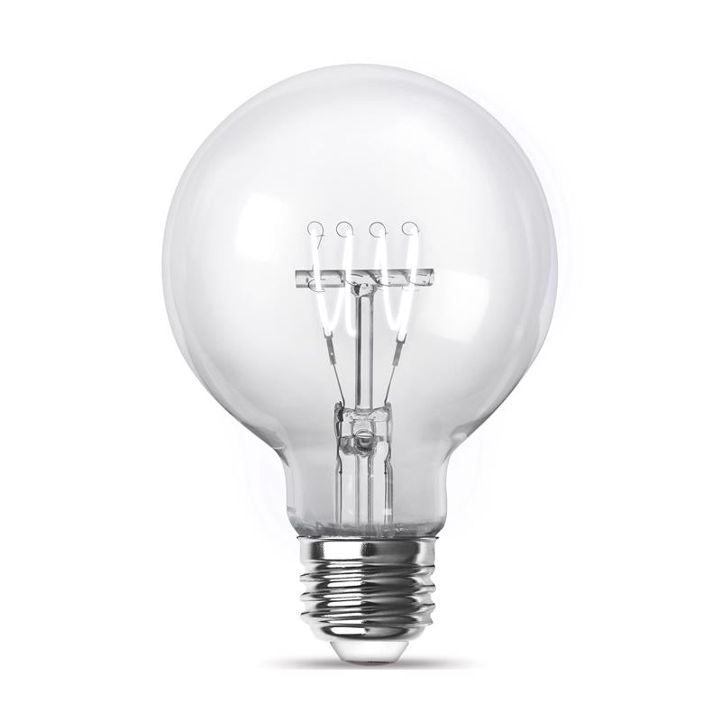 Feit G25 E26 (Medium) Filament LED Bulb Daylight 40 Watt Equivalence 1 pk