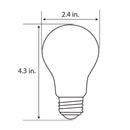 Feit A19 E26 (Medium) LED Bulb Yellow 60 Watt Equivalence 1 pk