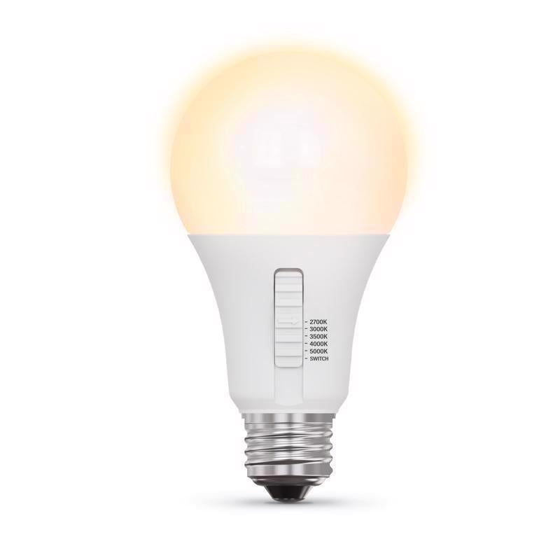 Feit LED A21 E26 (Medium) LED Bulb Tunable White/Color Changing 100 Watt Equivalence 2 pk