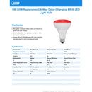 Feit LED Smart BR30 E26 (Medium) Smart-Enabled LED Floodlight Bulb Color Changing 65 Watt Equivalenc