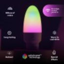 LIFX Smart Home B11 E12 (Candelabra) Smart-Enabled LED Bulb Color Changing 25 Watt Equivalence 1 pk