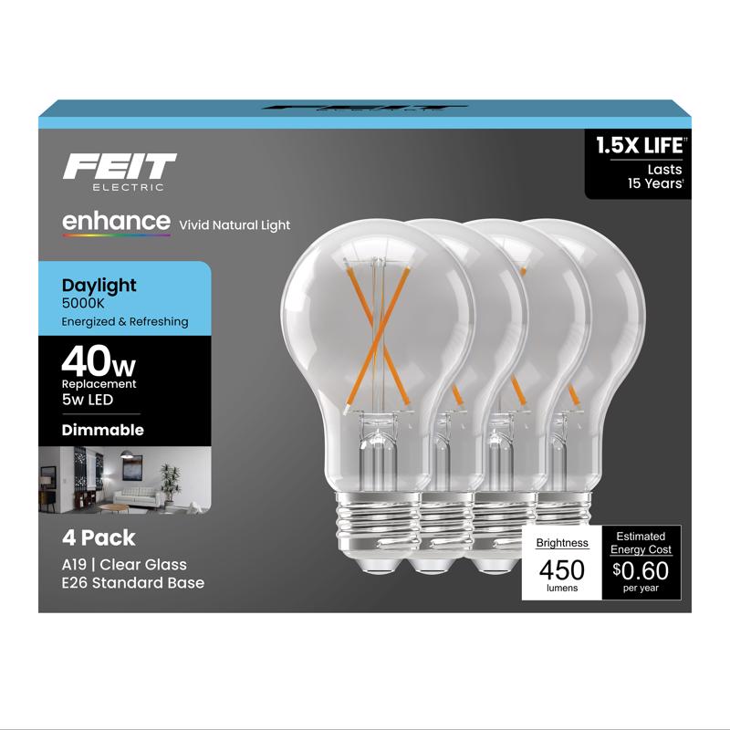 FLMNT LED BULB DYLHT 4PK