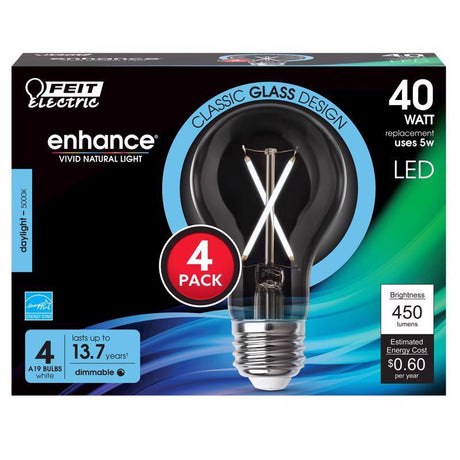 FLMNT LED BULB DYLHT 4PK