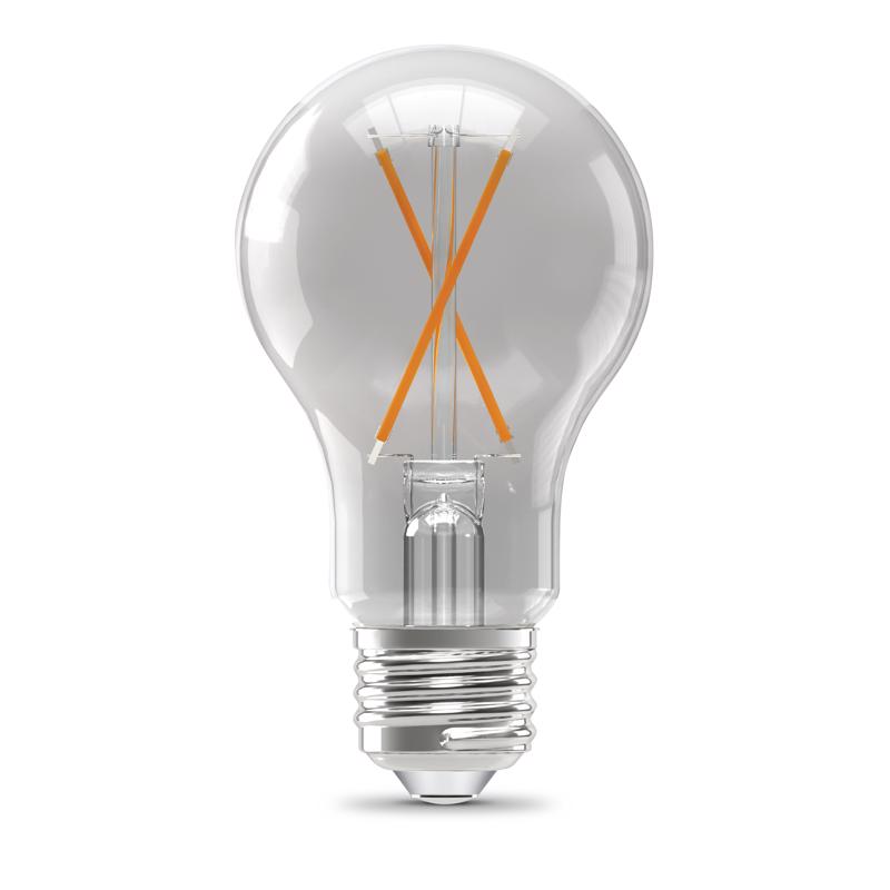 Feit Enhance A19 E26 (Medium) Filament LED Bulb Daylight 40 Watt Equivalence 4 pk