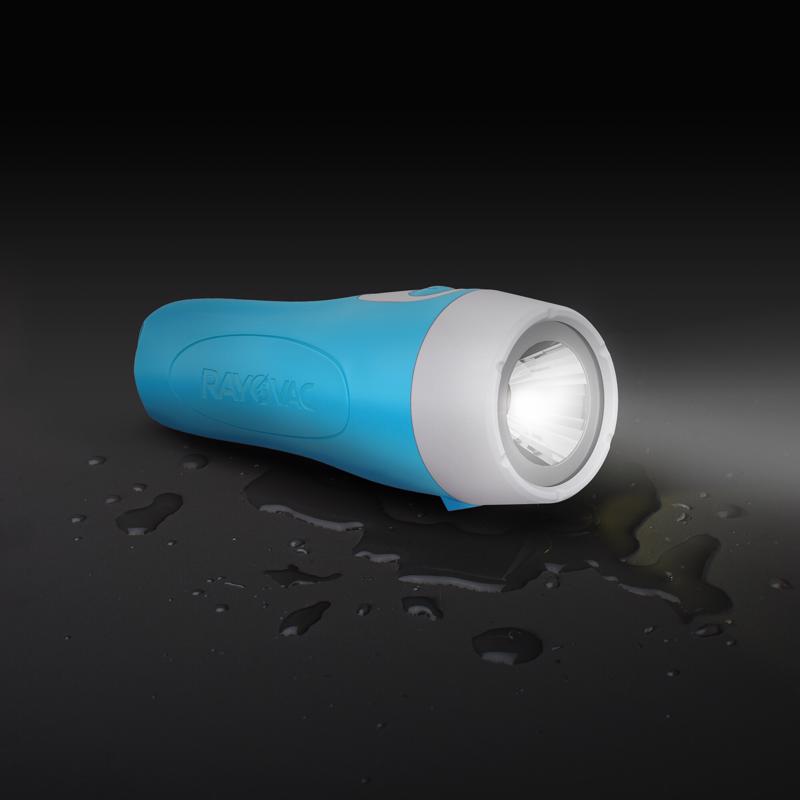 Rayovac Comfort Grip 35 lm Blue LED Flashlight D Battery