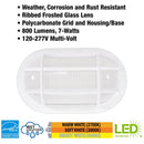 ETI TwistFit White Switch LED Bulkhead Light