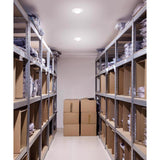 ETI 1.33 in. H X 4.72 in. W X 4.72 in. L White Ceiling Light