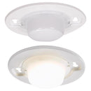 ETI 1.33 in. H X 4.72 in. W X 4.72 in. L White Ceiling Light