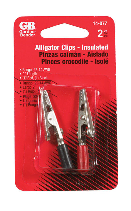 CLIP ALLIGATOR 2" INS 2P