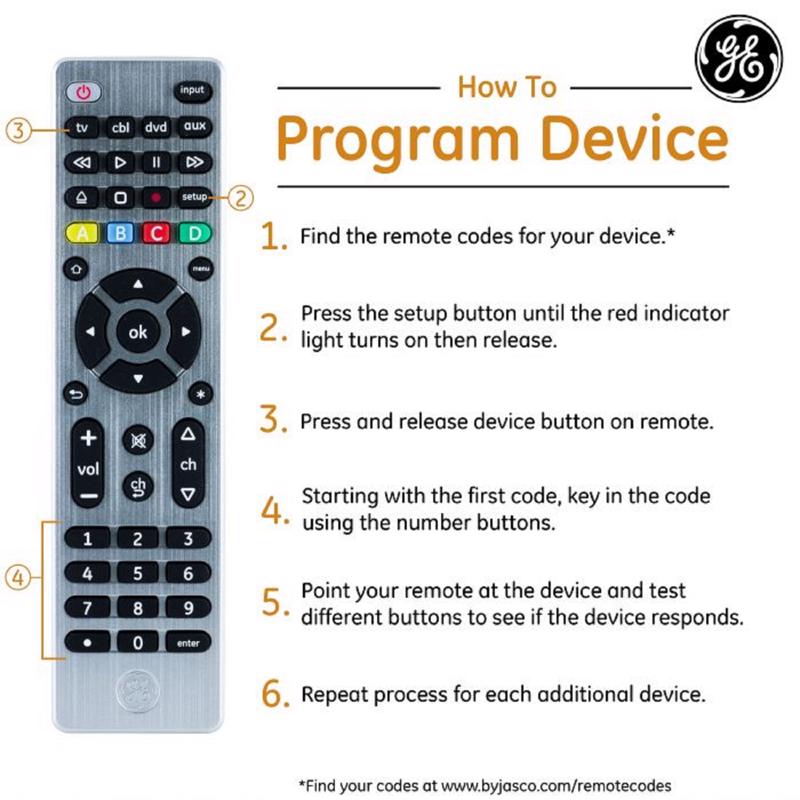 GE Universal Remote Control