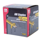 Gardner Bender 1/2 in. W Metal Insulated Staple 100 pk