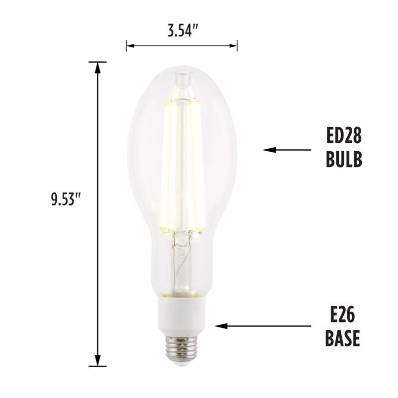 Westinghouse ED28 E26 (Medium) Filament LED Bulb Daylight 300 Watt Equivalence 1 pk