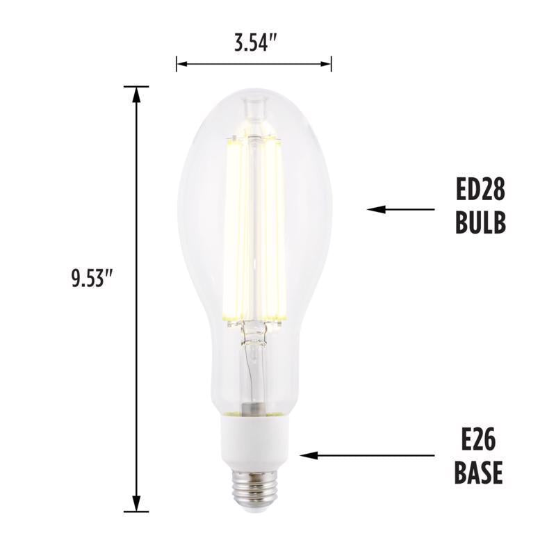 Westinghouse ED28 E26 (Medium) Filament LED Bulb Daylight 400 Watt Equivalence 1 pk