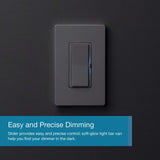Lutron Caseta Diva White 150 W Toggle Smart-Enabled Dimmer Switch 1 pk