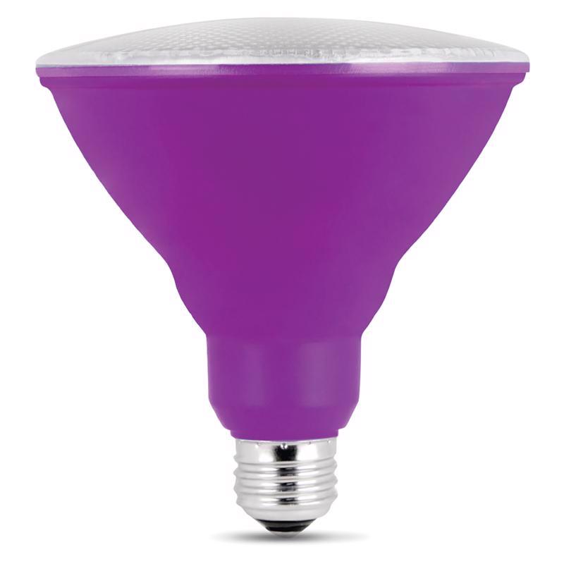 Feit PAR 38 E26 (Medium) LED Bulb Purple 90 Watt Equivalence 1 pk