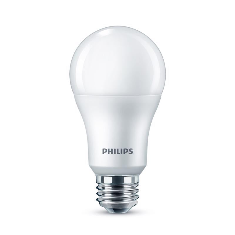 Philips A19 E26 (Medium) LED Bulb Daylight 100 Watt Equivalence 2 pk