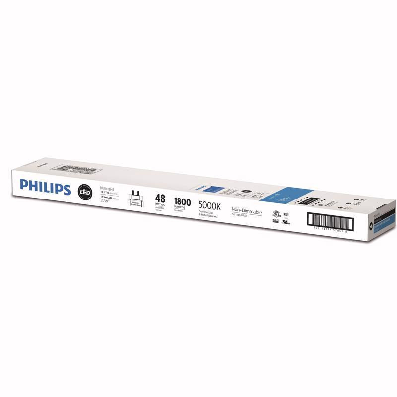 Philips T8 Bi-Pin LED Tube Light Daylight 32 Watt Equivalence 2 pk