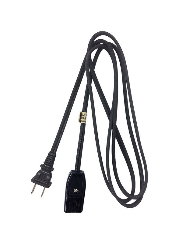 Ace 18/2 HPN 125 V 6 ft. L Appliance Cord