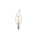 Philips BA11 E12 (Candelabra) LED Bulb Soft White 60 Watt Equivalence 3 pk
