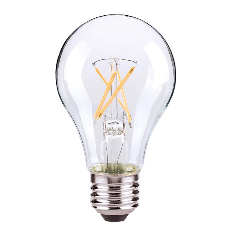 Satco A19 E26 (Medium) Filament LED Bulb Warm White 40 Watt Equivalence 4 pk