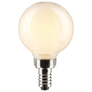 Satco G16.5 E12 (Candelabra) Filament LED Bulb Warm White 40 Watt Equivalence 2 pk