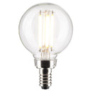 Satco G16.5 E12 (Candelabra) Filament LED Bulb Warm White 60 Watt Equivalence 2 pk